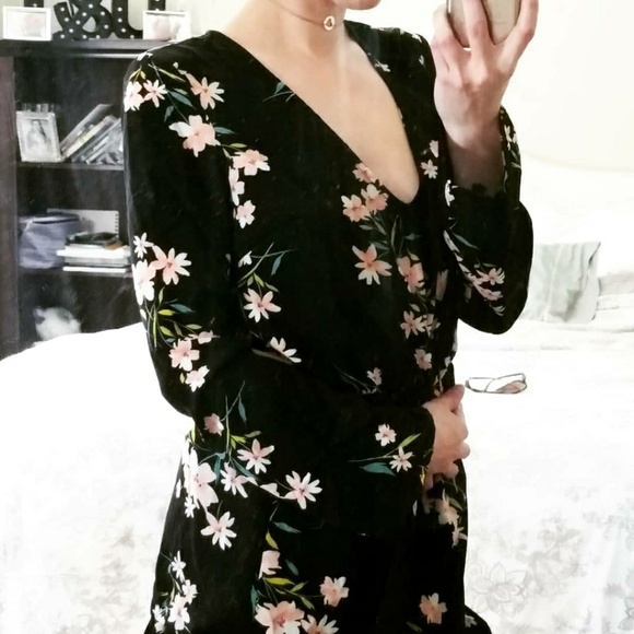 Urban Outfitters Pants - (Urban outfitters) Pins and needles floral romper